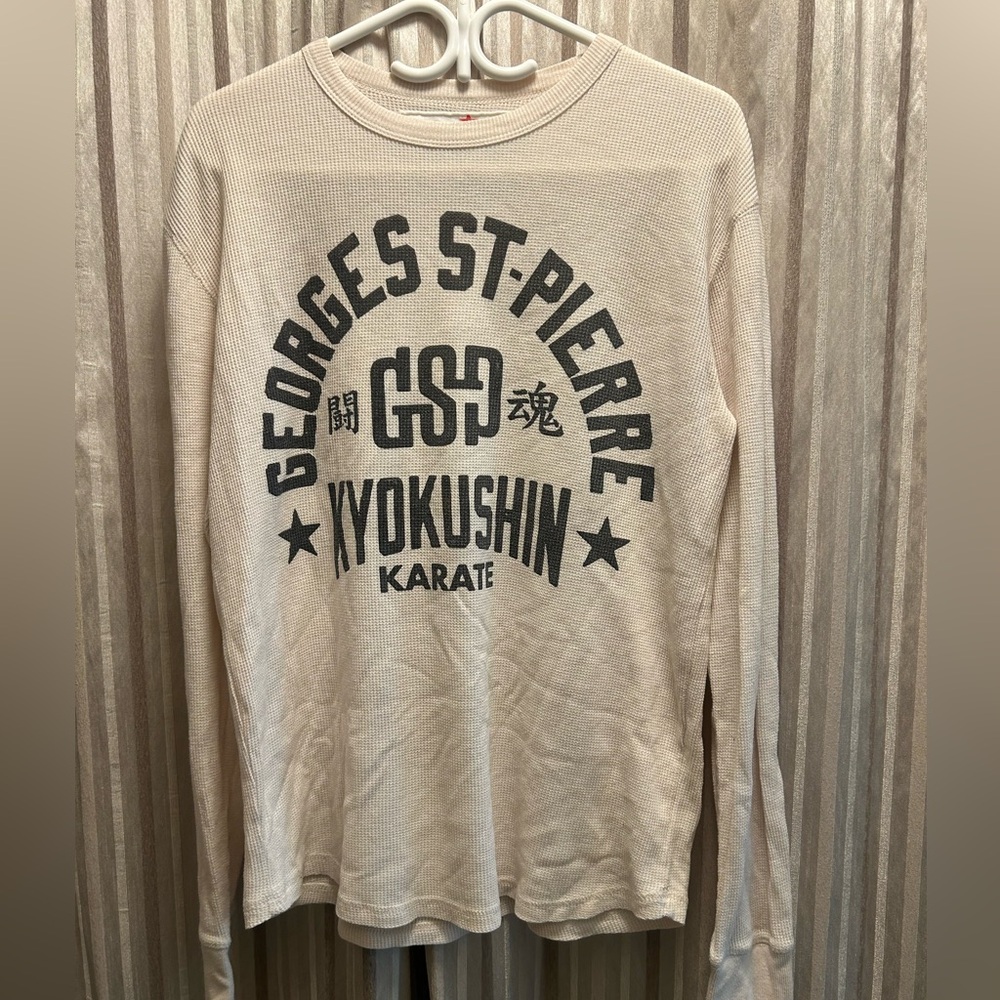 Roots of Fight Georges St-Pierre Graphic Men’s Long Sleeve Shirt, Size XL